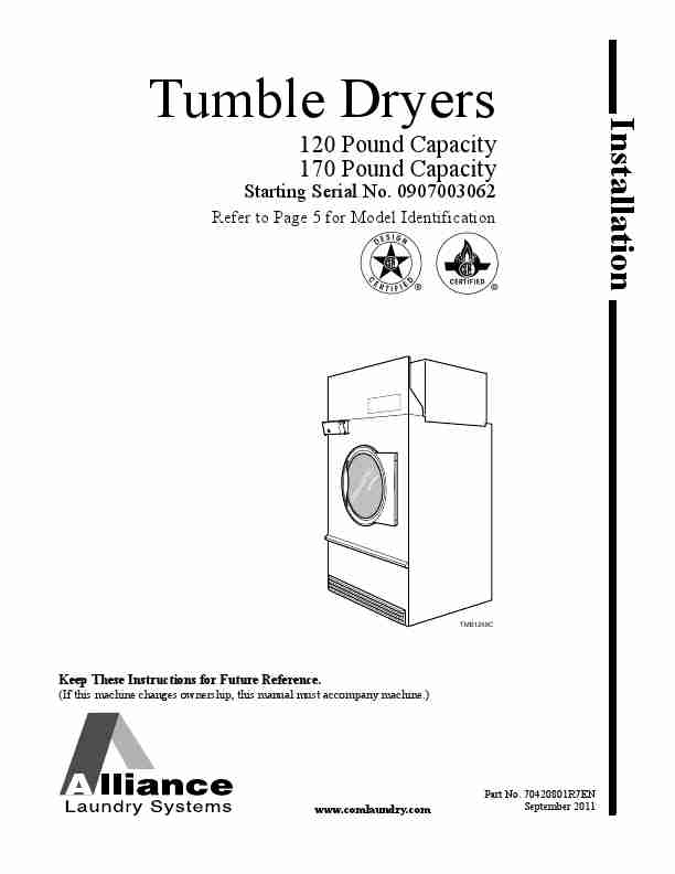 Alliance Laundry Systems Clothes Dryer 907003062-page_pdf